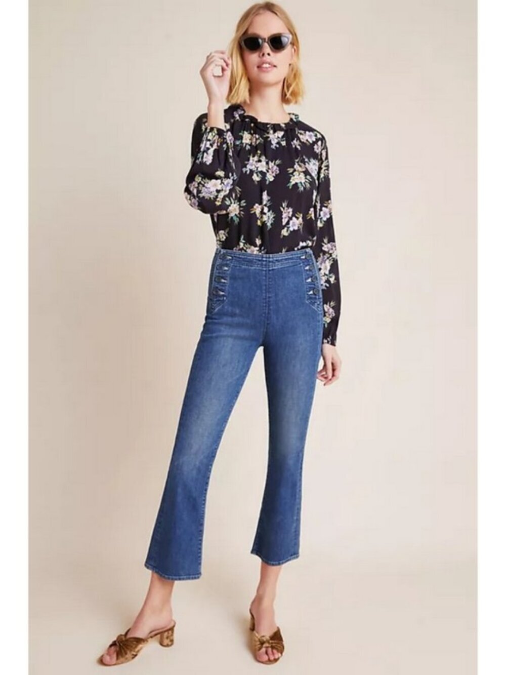 💕MOTHER💕 The Sailor Tripper Jeans ~ Three Little Ships 30